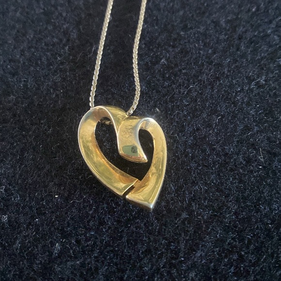 VTG Monet Heart Pendant Necklace FINAL PRICE DROP - Picture 2 of 4